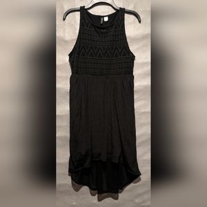H&M Divided High Low Black Dress